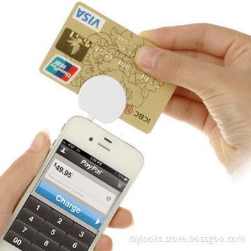 2014 Hot Selling 3.5mm Headphone Jack Mini Magnetic Mobile Card Reader